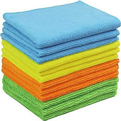 Sumer Textiles Microfiber Vehicle Washing  Cloth(Pack Of 12, 800 GSM)