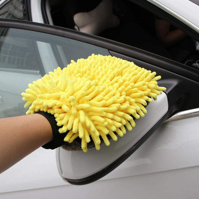 carfrill Microfiber Vehicle Washing  Washing Mitt Hand Glove(Pack Of 1)