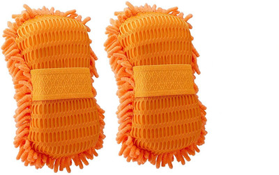 carempire Microfiber Vehicle Washing  Sponge(Pack Of 2)