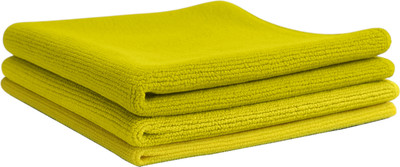 MAXOSHINE Microfiber Vehicle Washing  Cloth(Pack Of 3, 350 GSM)