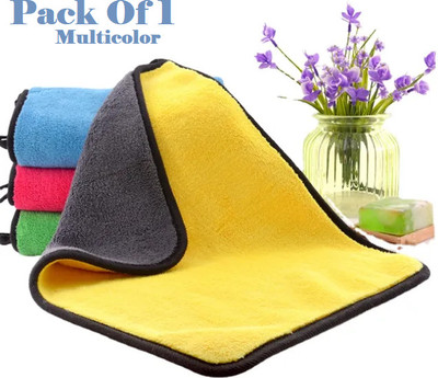 AirSoft Cotton, Microfiber Vehicle Washing  Cloth(Pack Of 1, 800 GSM)