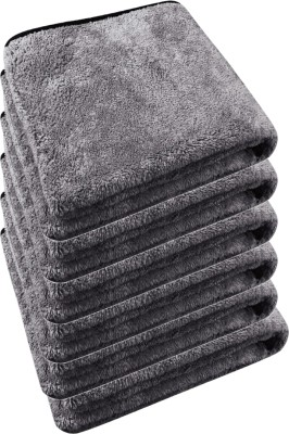 Caronix Microfiber Vehicle Washing  Cloth(Pack Of 6, 600 GSM)