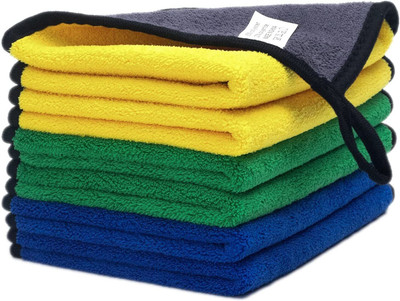 Favoto Microfiber Vehicle Washing  Cloth(Pack Of 6)