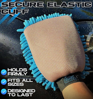 carempire Microfiber Vehicle Washing  Hand Glove(Pack Of 1)
