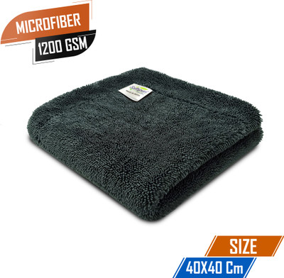 SOFTSPUN Microfiber Vehicle Washing  Cloth(Pack Of 1, 1200 GSM)
