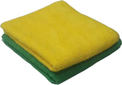 Sheen Microfiber Vehicle Washing  Cloth(Pack Of 2, 350 GSM)