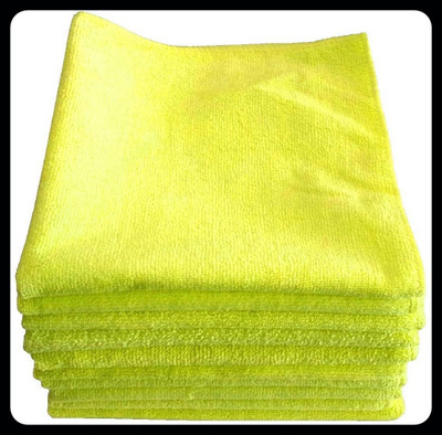 kvhub Microfiber Vehicle Washing  Cloth(Pack Of 10)