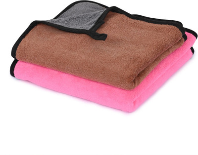 Armaan Pack of 5 Lint Free Dual Sided Vehicle, Glass & floor Cleaning Cloth MC3.1550 Wet and Dry Microfiber Cleaning Cloth(5 Units)