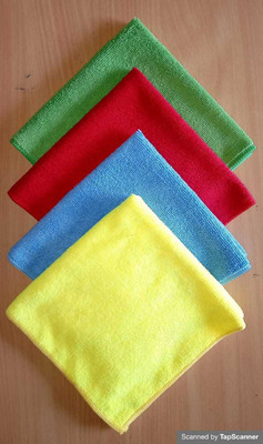 Hitvik Microfiber Vehicle Wash Cloth 120 Wet and Dry Microfiber Cleaning Cloth(4 Units)