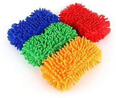 Krunal Enterprise Cotton, Microfiber Vehicle Washing  Sponge(Pack Of 1)