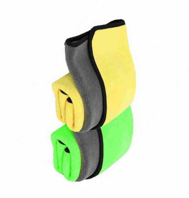 Manav Pack of 5 Lint Free Dual Sided Vehicle, Glass & floor Cleaning Cloth MC2.2759 Wet and Dry Microfiber Cleaning Cloth(5 Units)