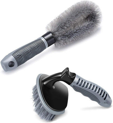 Winberg Plastic Vehicle Washing  Tyre Cleaner Brush(Pack Of 2)