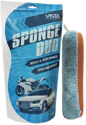 Vistaa Fabric Vehicle Washing  Sponge(Pack Of 1, 1200 GSM)