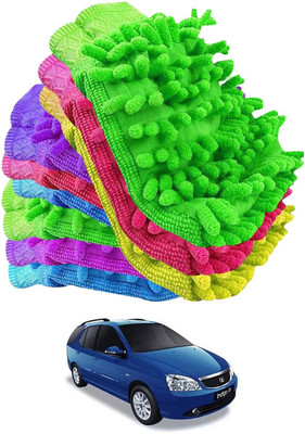 Rhtdm Microfiber Vehicle Washing  Hand Glove(Pack Of 9)