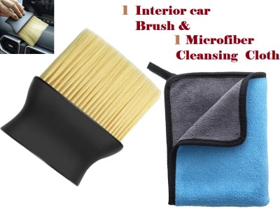 AirSoft Microfiber Vehicle Washing  Cloth(Pack Of 2, 800 GSM)