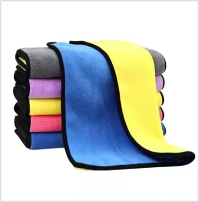 DriveXpert Microfiber Vehicle Washing  Cloth(Pack Of 6, 600 GSM)