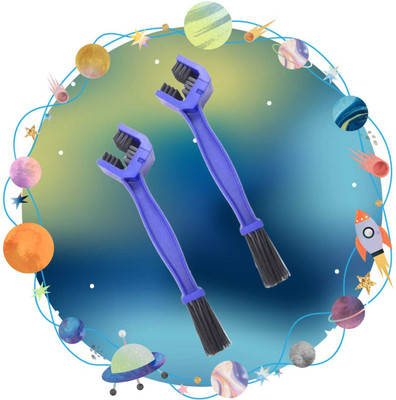 AirSoft Plastic, Nylon Vehicle Washing  Chain Cleaner Brush(Pack Of 2)