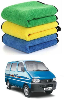 DriveXpert Microfiber Vehicle Washing  Cloth(Pack Of 3, 600 GSM)