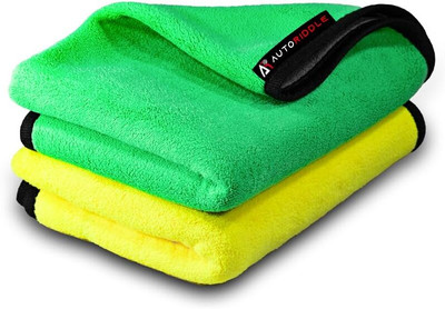 ROSHNEER ENTERPRISES Fabric Vehicle Washing  Cloth(Pack Of 2)