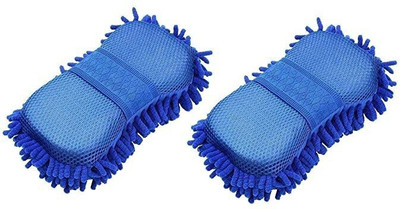 CITYCART Microfiber Vehicle Washing  Sponge(Pack Of 2)