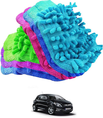 Rhtdm Microfiber Vehicle Washing  Hand Glove(Pack Of 6)