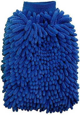 WINKCART Microfiber Vehicle Washing  Hand Glove(Pack Of 1, 800 GSM)