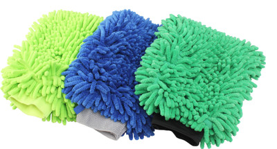 maacreation Microfiber Vehicle Washing  Hand Glove(Pack Of 3, 1700 GSM)
