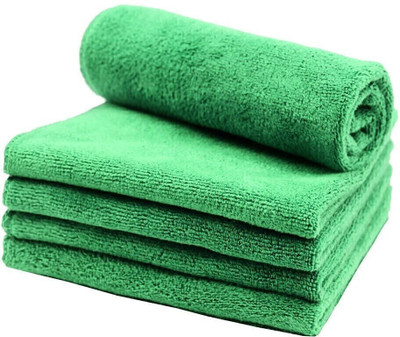 Sheen Microfiber Vehicle Washing  Cloth(Pack Of 4, 400 GSM)
