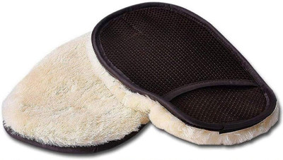Opulent Mirage Fabric Vehicle Washing  Washing Mitt Hand Glove(Pack Of 1)