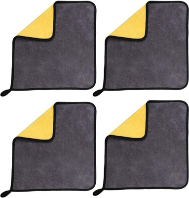 olwick Microfiber Vehicle Washing  Cloth(Pack Of 4)