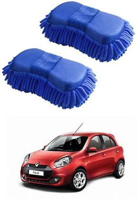 FKOK Microfiber Vehicle Washing  Sponge(Pack Of 2)