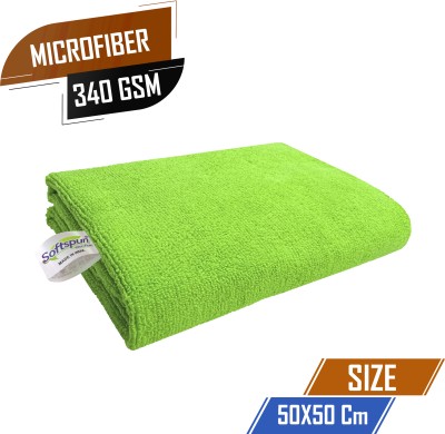 SOFTSPUN Microfiber Vehicle Washing  Cloth(Pack Of 1, 340 GSM)