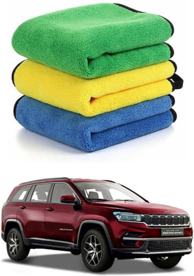 DriveXpert Microfiber Vehicle Washing  Cloth(Pack Of 3, 600 GSM)