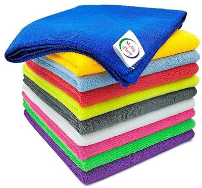 Mytig Clean Microfiber Vehicle Washing  Cloth(Pack Of 10)