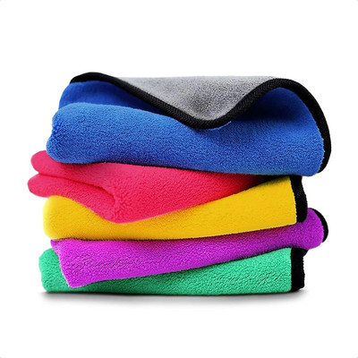 Neekshaa Microfiber Vehicle Washing  Cloth(Pack Of 5, 800 GSM)
