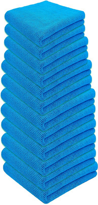 FIXSMITH Microfiber Vehicle Washing  Cloth(Pack Of 12, 350 GSM)