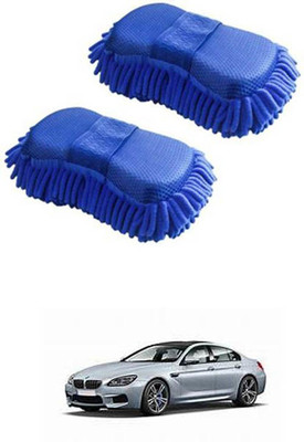 FKOK Microfiber Vehicle Washing  Sponge(Pack Of 2)