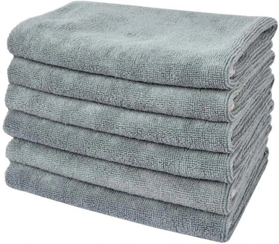 Sheen Microfiber Vehicle Washing  Cloth(Pack Of 6, 400 GSM)