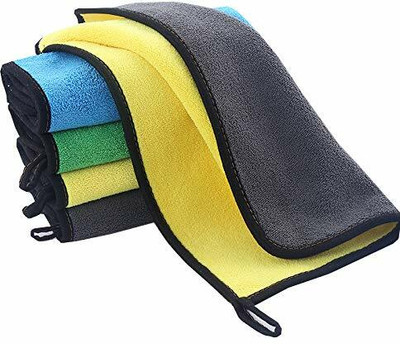AYW Microfiber Vehicle Washing  Cloth(Pack Of 5, 400 GSM)