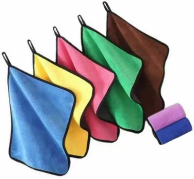 Armaan Microfiber Vehicle Washing  Cloth(Pack Of 6, 600 GSM)