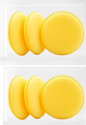 aK collection Polyurethane Vehicle Washing  Sponge(Pack Of 6, 400 GSM)