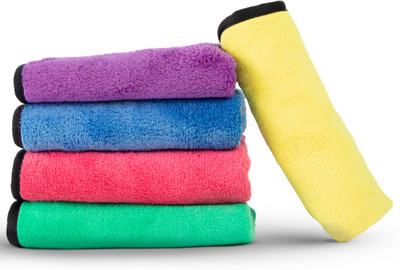 QUBE Lifestyle Microfiber Vehicle Washing  Cloth(Pack Of 2, 600 GSM)