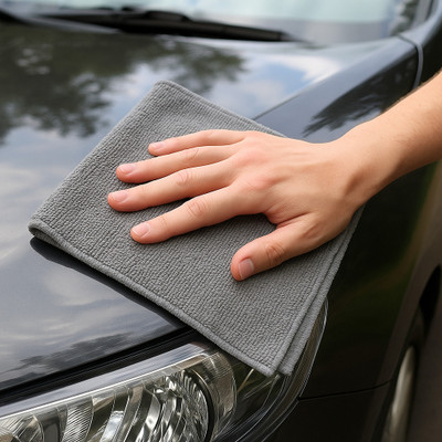 AVYARA Microfiber Vehicle Washing  Cloth(Pack Of 3, 350 GSM)