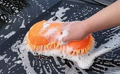 Krunal Enterprise Cotton, Microfiber Vehicle Washing  Sponge(Pack Of 1)