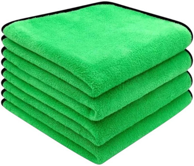 Nestera Microfiber Vehicle Washing  Cloth(Pack Of 4, 500 GSM)