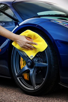 Manav Microfiber Vehicle Washing  Cloth(Pack Of 5, 600 GSM)