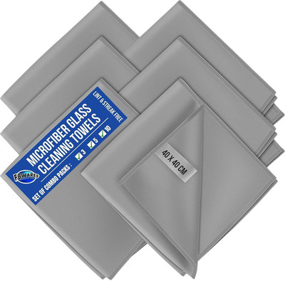 F8WARES Microfiber, Glass Vehicle Washing  Cloth(Pack Of 10)