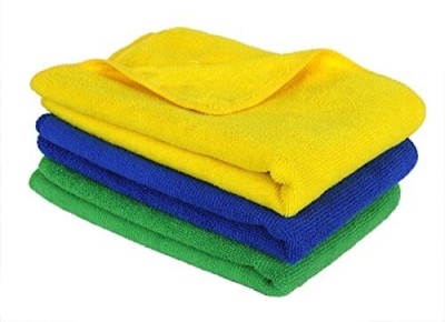 DAANVI Microfiber Vehicle Washing  Cloth(Pack Of 3, 350 GSM)