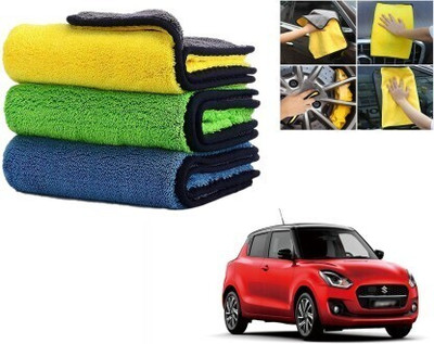 DAANVI Microfiber Vehicle Washing  Cloth(Pack Of 6, 600 GSM)