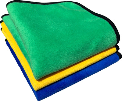 Ocean Style Microfiber Vehicle Washing  Duster(Pack Of 3, 500 GSM)